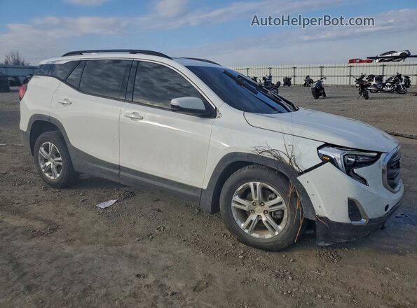 3GKALTEV8JL256655 2018 GMC TERRAIN White Przód prawy