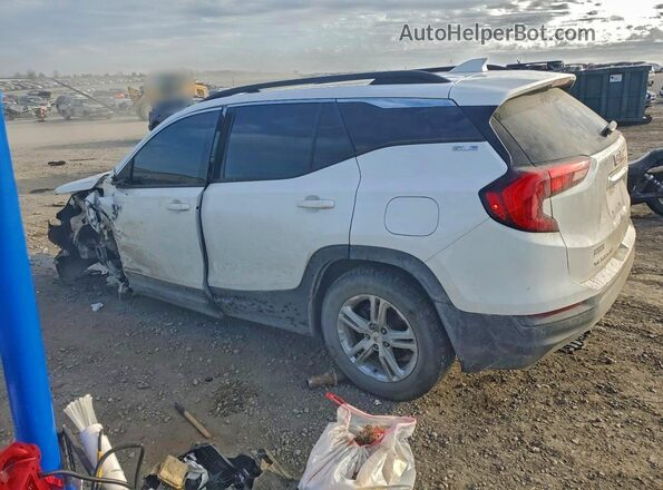 3GKALTEV8JL256655 2018 GMC TERRAIN White Tył lewy