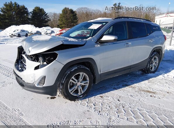 3GKALTEV8ML335876 2021 GMC TERRAIN Silver Front left