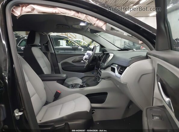 3GKALTEV9NL112506 2022 GMC TERRAIN Black Widok wnętrza z przodu