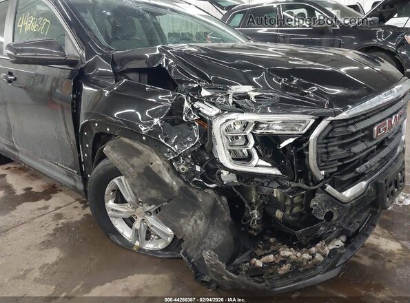 3GKALTEV9NL112506 2022 GMC TERRAIN Black Widok z przodu