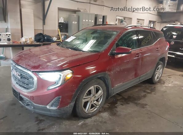 3GKALTEXXKL261732 2019 GMC TERRAIN Red Front left
