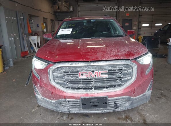 3GKALTEXXKL261732 2019 GMC TERRAIN Red Instrument cluster view