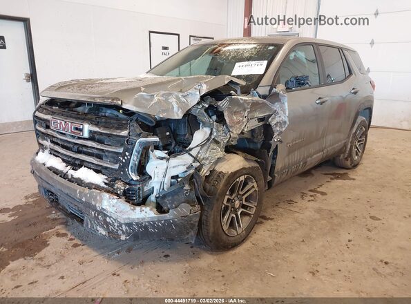3GKALUEG2SL289188 2025 GMC TERRAIN Silver წინა მარცხენა ხედი სამი მეოთხედიდან