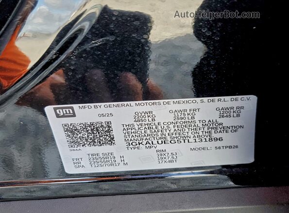 3GKALUEG5TL131896 2026 GMC TERRAIN Черный 