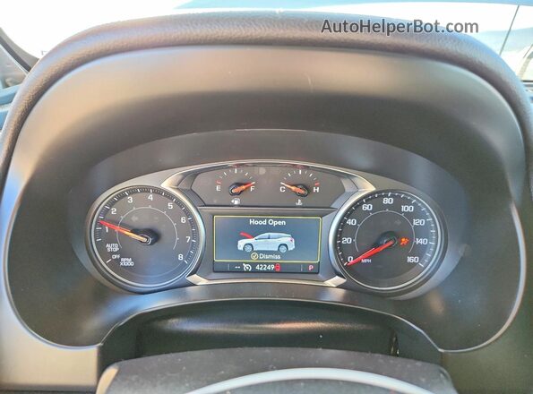 3GKALVEG0RL233914 2024 GMC TERRAIN White Widok zestawu wskaźników