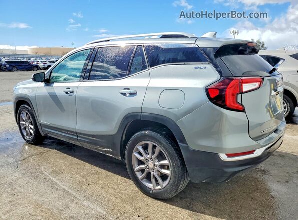 3GKALVEG7PL195241 2023 GMC TERRAIN Серебряный Задняя левая четверть