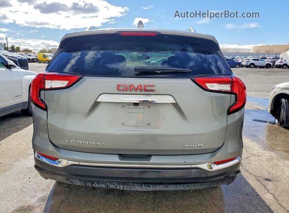 3GKALVEG7PL195241 2023 GMC TERRAIN Серебряный Вид сзади
