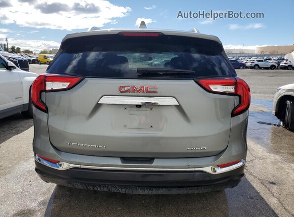 3GKALVEG7PL195241 2023 GMC TERRAIN Серебряный Панорамный вид салона 360°