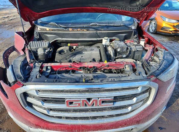 3GKALVEV3KL317763 2019 GMC TERRAIN Burgundy Widok komory silnika