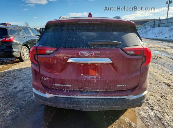 3GKALVEV3KL317763 2019 GMC TERRAIN Burgundy Widok z tyłu