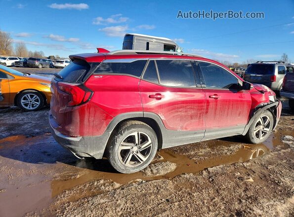 3GKALVEV3KL317763 2019 GMC TERRAIN Burgundy Tył prawy