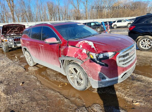 3GKALVEV3KL317763 2019 GMC TERRAIN Burgundy Przód prawy