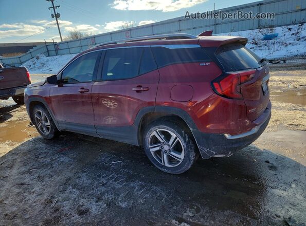 3GKALVEV3KL317763 2019 GMC TERRAIN Burgundy Tył lewy