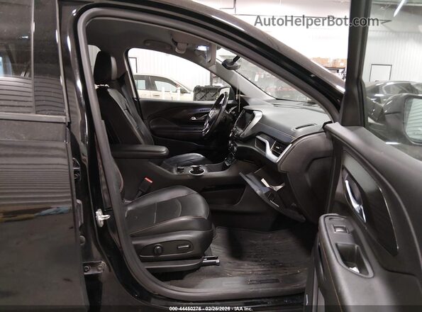 3GKALWEU4JL293663 2018 GMC TERRAIN Black Widok wnętrza z przodu