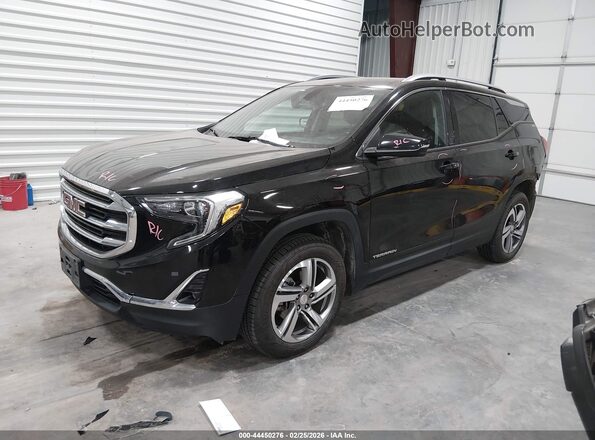 3GKALWEU4JL293663 2018 GMC TERRAIN Black Przód lewy