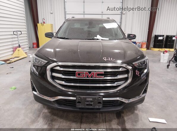 3GKALWEU4JL293663 2018 GMC TERRAIN Black Widok zestawu wskaźników