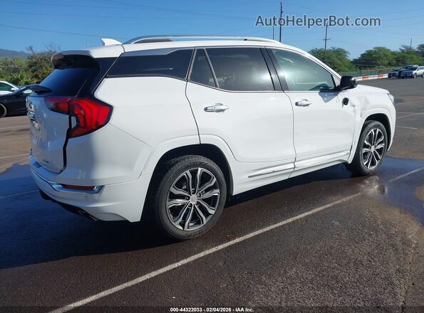 3GKALXEX0JL318686 2018 GMC TERRAIN White Задня права чверть