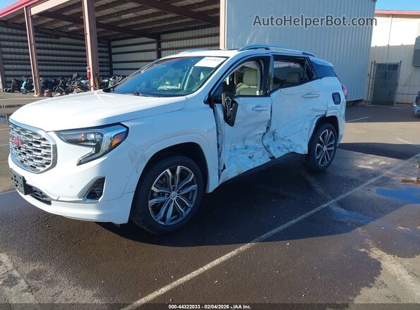 3GKALXEX0JL318686 2018 GMC TERRAIN White Передня ліва чверть