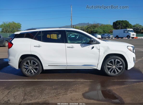 3GKALXEX0JL318686 2018 GMC TERRAIN White Вид задньої частини салону