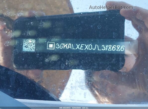 3GKALXEX0JL318686 2018 GMC TERRAIN White Вид підкапотного простору