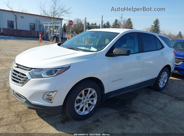 3GNAXHEV3MS100862 2021 CHEVROLET EQUINOX White Vista tres cuartos delantera izquierda