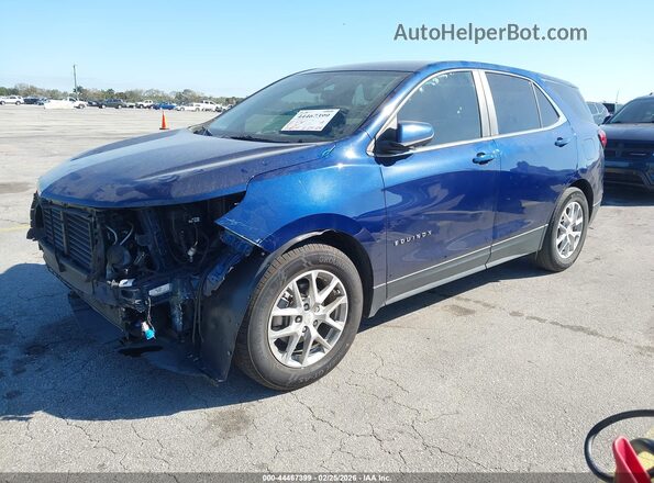 3GNAXKEG0PL169411 2023 CHEVROLET EQUINOX Blue Передня ліва чверть