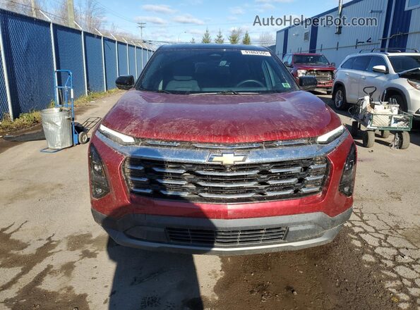 3GNAXPEG7SL113522 2025 CHEVROLET EQUINOX Maroon Դիմացի տեսք