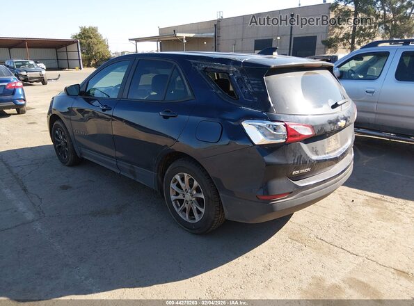 3GNAXSEV1LS698610 2020 CHEVROLET EQUINOX Blue Trasero izquierdo