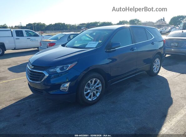 3GNAXUEV7ML385892 2021 CHEVROLET EQUINOX Синий Передняя левая четверть