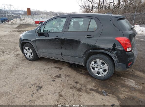 3GNCJKSB0JL415609 2018 CHEVROLET TRAX Black Հետևի ձախ