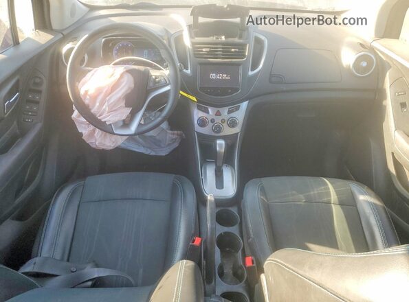 3GNCJPSB1GL140144 2016 CHEVROLET TRAX Red Вид панелі приладів