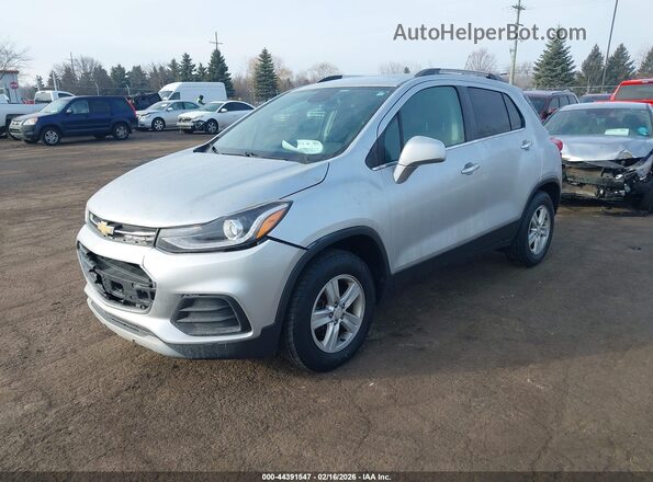 3GNCJPSB7KL358176 2019 CHEVROLET TRAX Silver Առջևի ձախ երեք քառորդ տեսարան