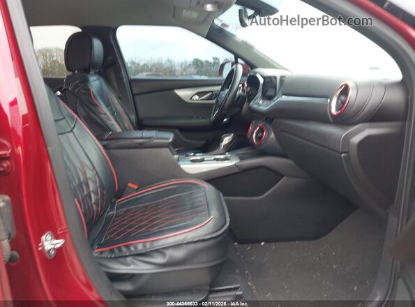 3GNKBBRA0LS615890 2020 CHEVROLET BLAZER Red Vista interior delantera