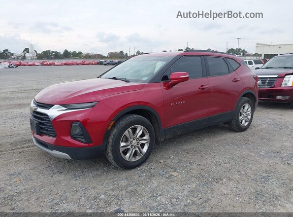 3GNKBBRA0LS615890 2020 CHEVROLET BLAZER Red Vista tres cuartos delantera izquierda