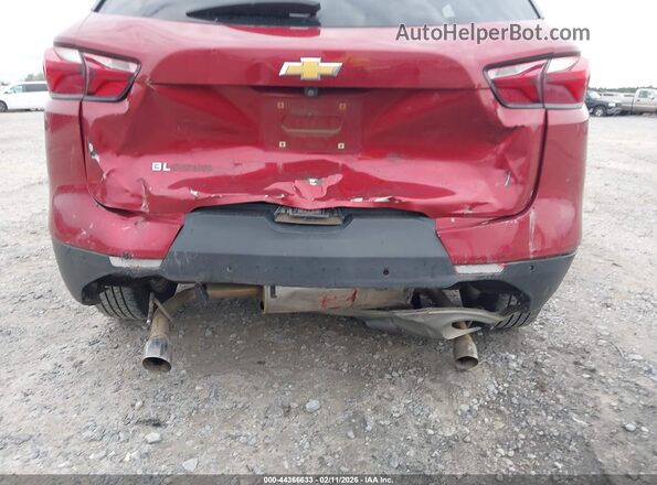 3GNKBBRA0LS615890 2020 CHEVROLET BLAZER Red Vista frontal