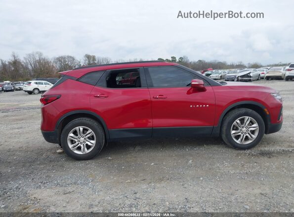3GNKBBRA0LS615890 2020 CHEVROLET BLAZER Red Vista interior trasera