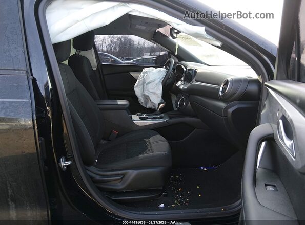 3GNKBBRA4MS559082 2021 CHEVROLET BLAZER Black Widok wnętrza z przodu