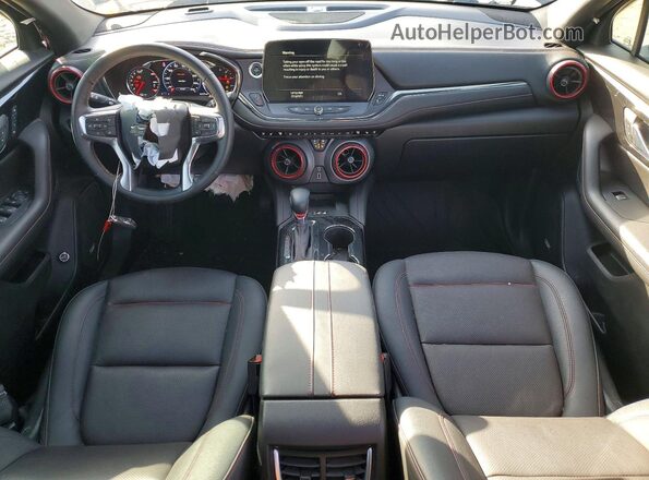 3GNKBERS5RS161820 2024 CHEVROLET BLAZER Black Widok deski rozdzielczej