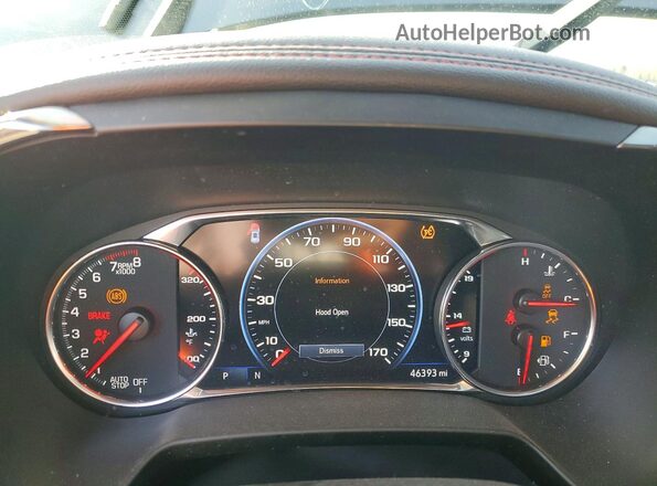 3GNKBERS5RS161820 2024 CHEVROLET BLAZER Black Widok zestawu wskaźników