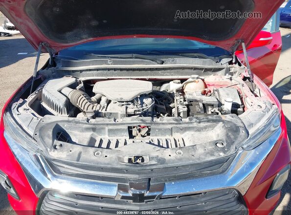 3GNKBERS8PS229525 2023 CHEVROLET BLAZER Red უკანა ხედი