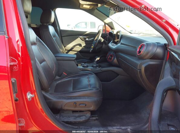 3GNKBERS8PS229525 2023 CHEVROLET BLAZER Red წინა სალონის ხედი