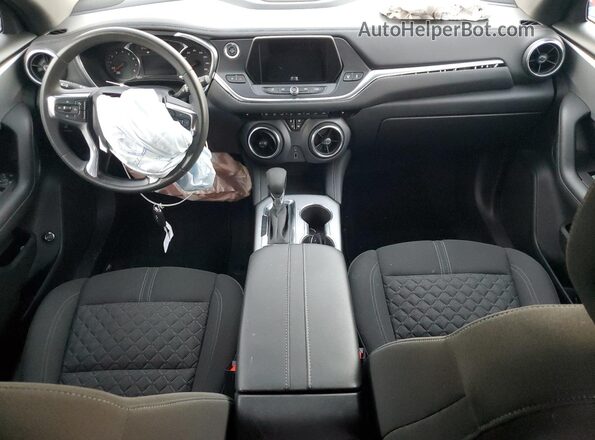 3GNKBHR41NS157745 2022 CHEVROLET BLAZER Burgundy Vista del salpicadero