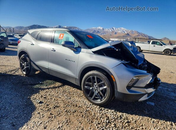 3GNKBHR42RS171675 2024 CHEVROLET BLAZER Silver Передня права чверть