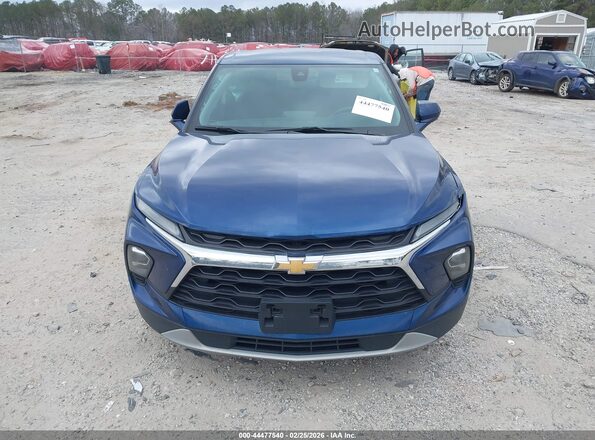 3GNKBHR44PS157306 2023 CHEVROLET BLAZER Blue Սարքավորումների վահանակի տեսք