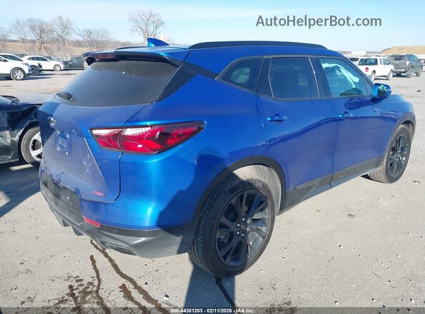 3GNKBJRS1KS620534 2019 CHEVROLET BLAZER Синий Задняя правая четверть