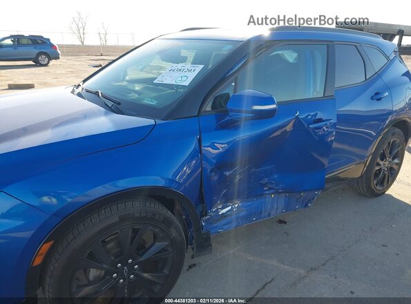 3GNKBJRS1KS620534 2019 CHEVROLET BLAZER Синий Вид спереди