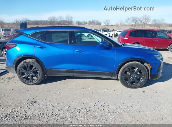 3GNKBJRS1KS620534 2019 CHEVROLET BLAZER Синий Вид задней части салона