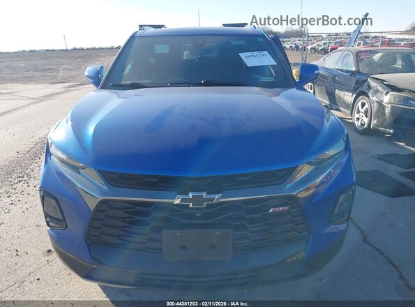 3GNKBJRS1KS620534 2019 CHEVROLET BLAZER Синий Вид щитка приборов