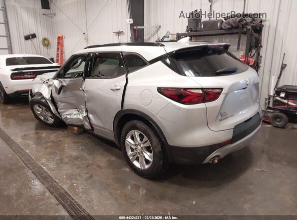 3GNKBJRS1MS557132 2021 CHEVROLET BLAZER Silver Задня ліва чверть